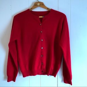vintage cashmere cardigan